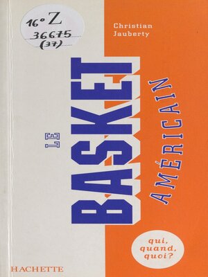 cover image of Le basket américain